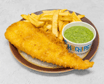 Small Cod, Chips and Mushy Peas